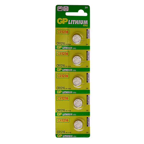 GP Lithium Cell Batteries (CR1216 - 3 Volt - 5 pk.) | Importel Ltd ...